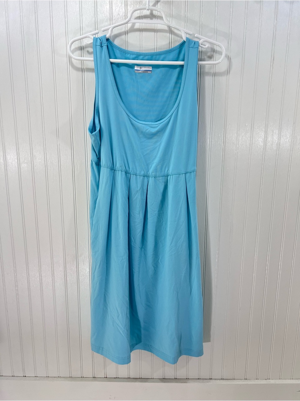 Columbia Marakesh Maven Omni-Shade UPF 50 Blue Active Dress Pockets Medium